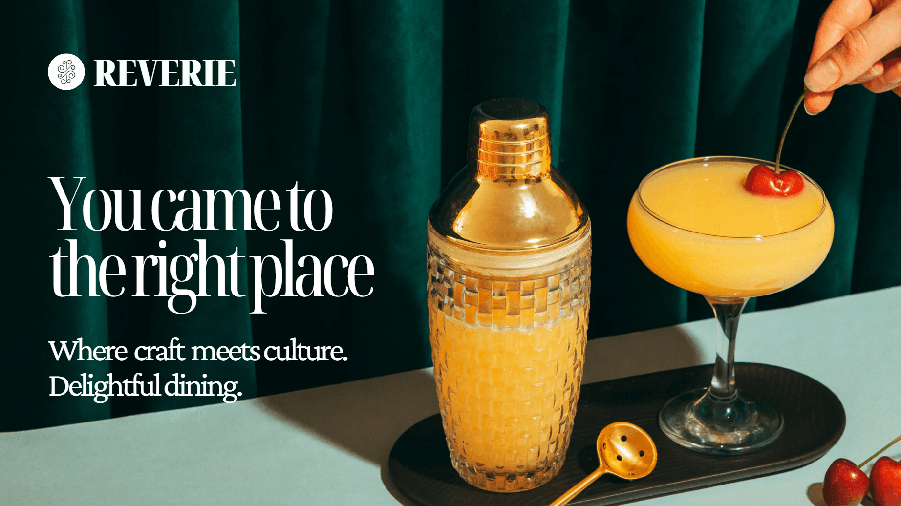 High End Cocktail Lounge + Reservation System