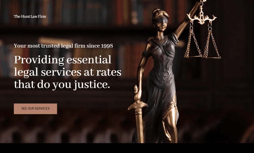 Law Firm Landing Page + Bookings